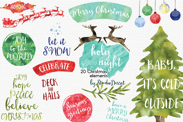 Holy Night - Christmas Illustrations