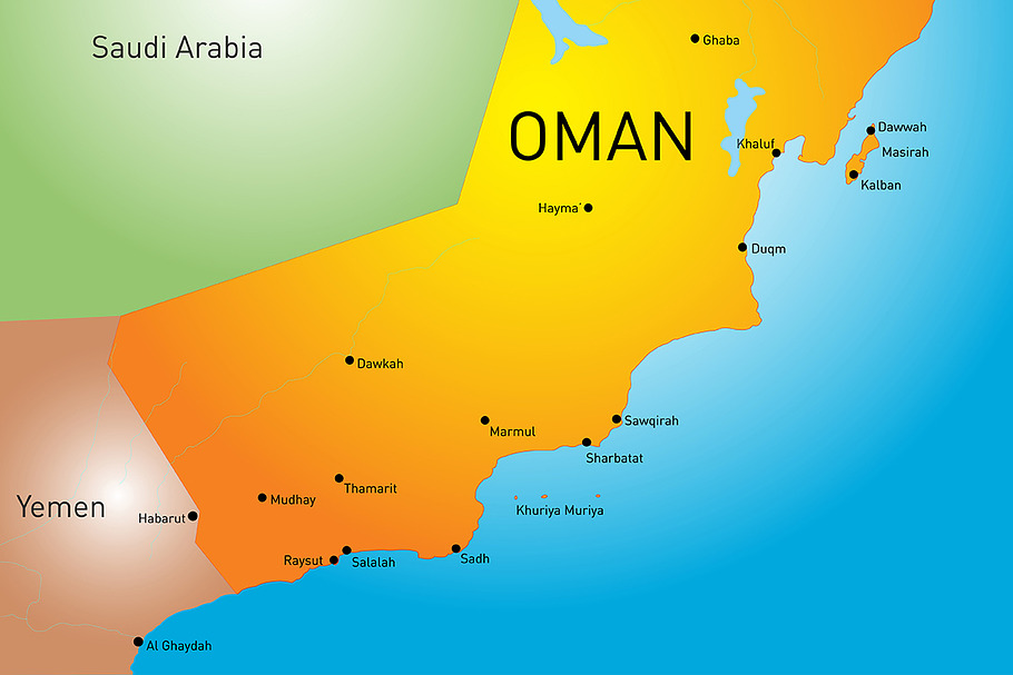  Oman country in Illustrations - product preview 8