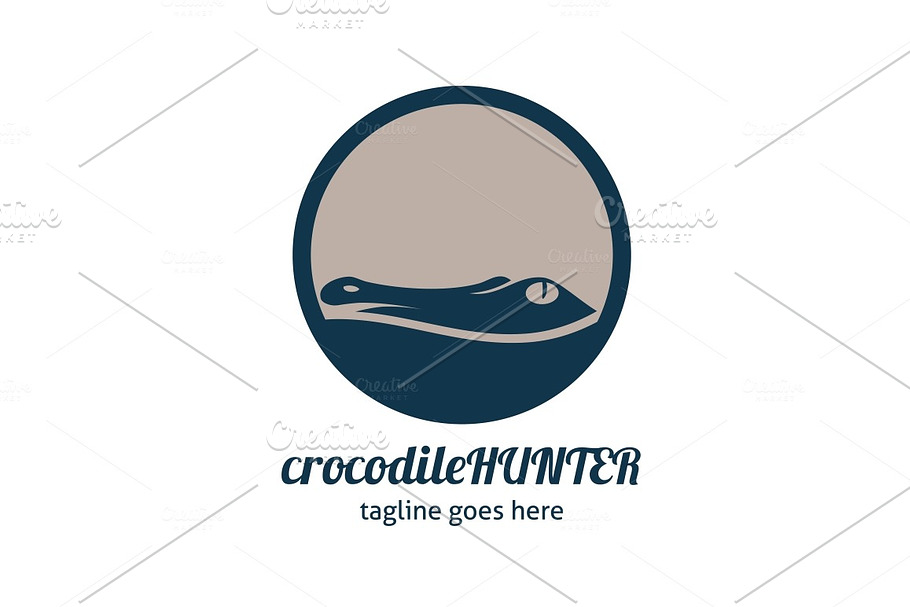 Crocodile Hunter Logo in Logo Templates - product preview 8