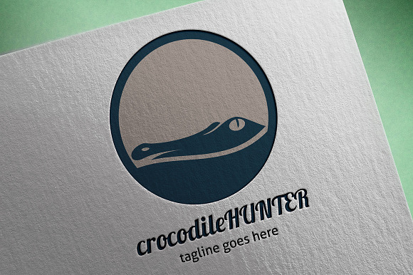 Crocodile Hunter Logo in Logo Templates - product preview 1
