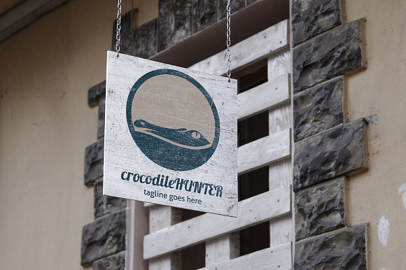Crocodile Hunter Logo in Logo Templates - product preview 2