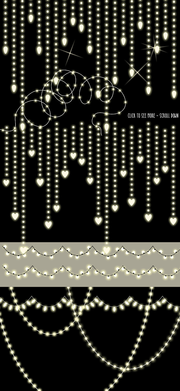 String Lights & Dangles in Illustrations - product preview 1