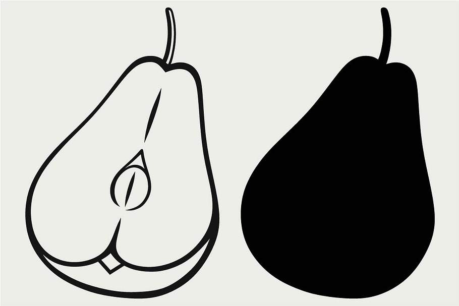 Pears SVG in Graphics - product preview 8