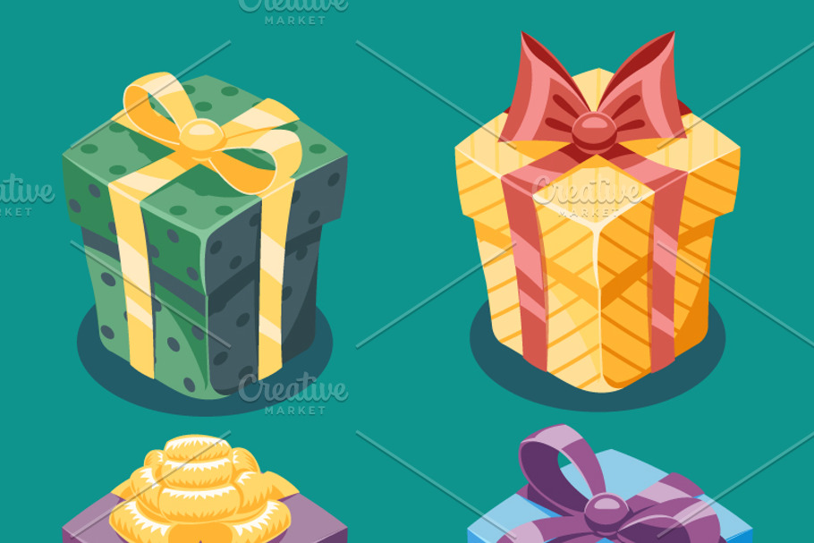 Gift Box in Graphics - product preview 8