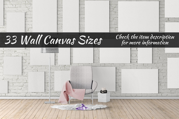 Canvas Mockups Vol 130 in Print Mockups - product preview 3