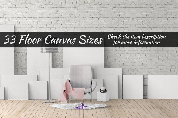 Canvas Mockups Vol 130 in Print Mockups - product preview 4