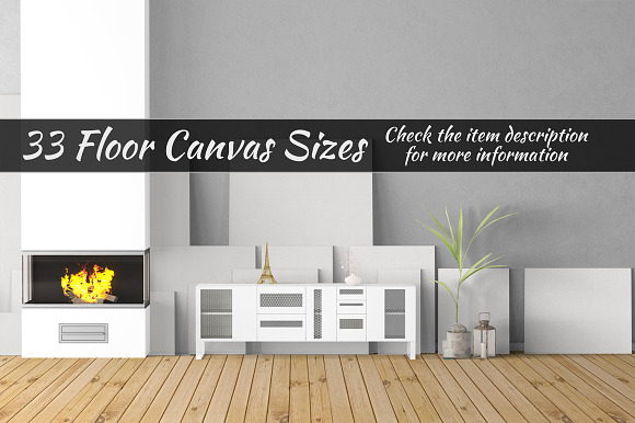 Canvas Mockups Vol 131 in Print Mockups - product preview 3