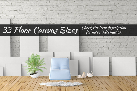 Canvas Mockups Vol 132 in Print Mockups - product preview 2