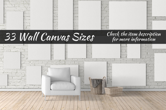 Canvas Mockups Vol 133 in Print Mockups - product preview 2