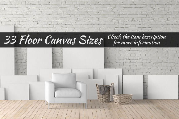 Canvas Mockups Vol 133 in Print Mockups - product preview 3