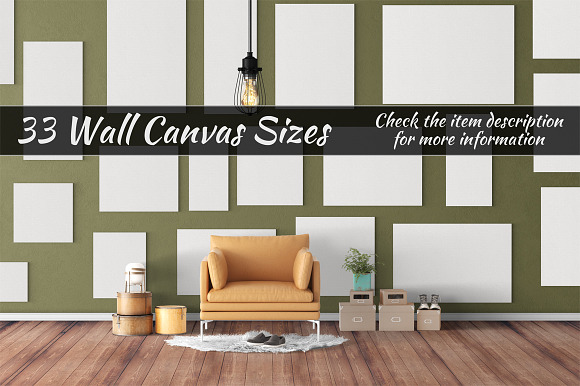 Canvas Mockups Vol 134 in Print Mockups - product preview 1