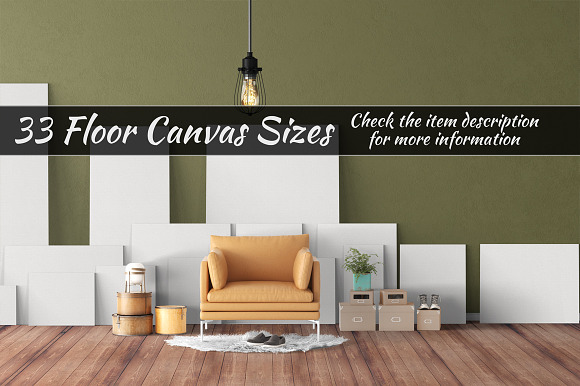 Canvas Mockups Vol 134 in Print Mockups - product preview 2