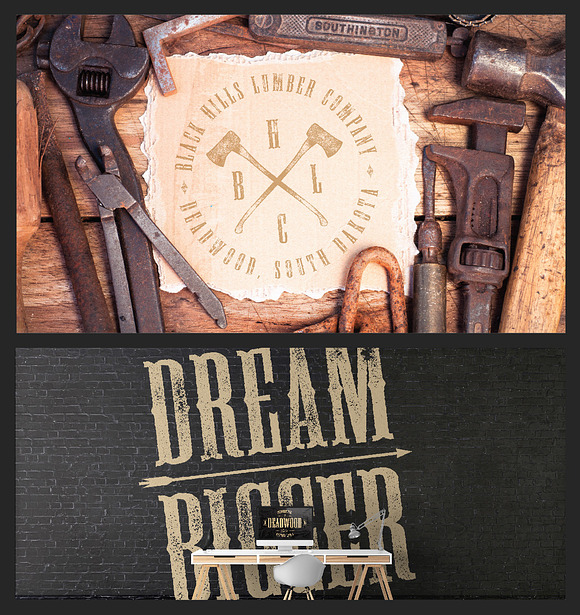 Deadwood Vintage Typeface w/Bonus in Display Fonts - product preview 6