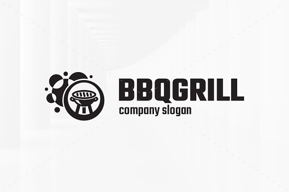 BBQ Grill Logo Template in Logo Templates - product preview 3