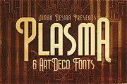 Plasma - ArtDeco Style Font