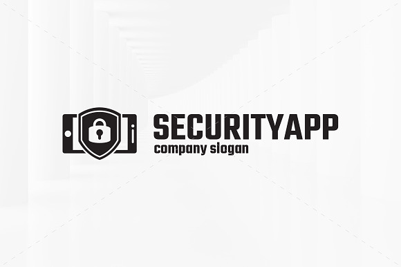 Security App Logo Template in Logo Templates - product preview 3