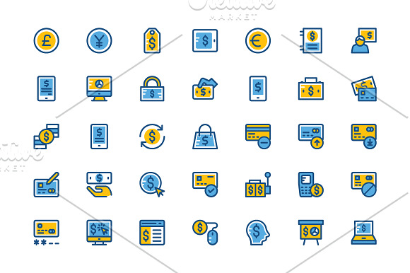 125+ Cute Finance and Payments Icons in Cute Icons - product preview 3