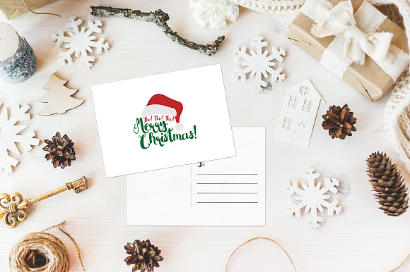 Christmas Card and Postcard in Postcard Templates - product preview 1