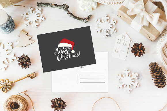 Christmas Card and Postcard in Postcard Templates - product preview 2