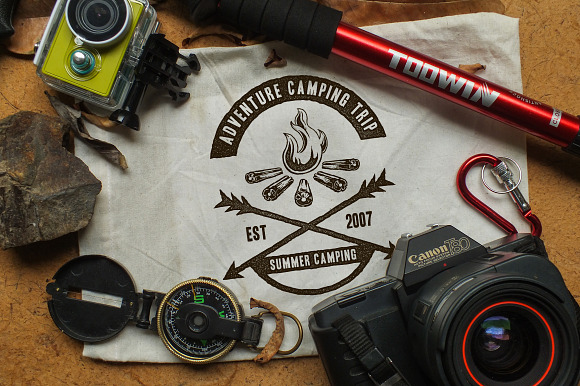 30 Vintage Backpacker Photos in Product Mockups - product preview 4