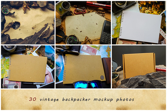 30 Vintage Backpacker Photos in Product Mockups - product preview 5