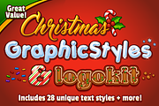 Christmas Graphic Styles & Logo Kit