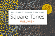 Square Tones Vol. 4 | 20 Halftones