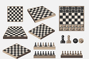 Chess vector set.