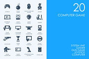 Computer game icons