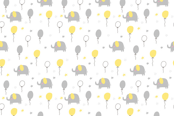 Baby Shower invite, pattern calendar in Illustrations - product preview 7