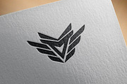 6 Cool Eagle Wings Logo Set
