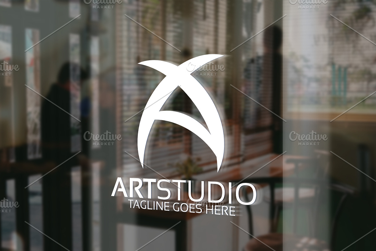 Art Studio - Letter A Logo in Logo Templates - product preview 8