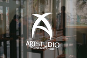 Art Studio - Letter A Logo