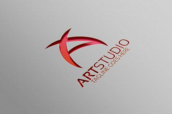 Art Studio - Letter A Logo in Logo Templates - product preview 3