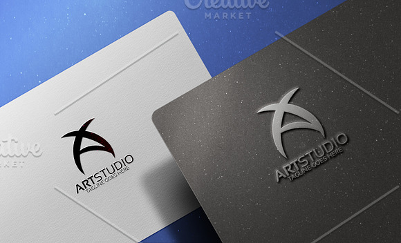 Art Studio - Letter A Logo in Logo Templates - product preview 4