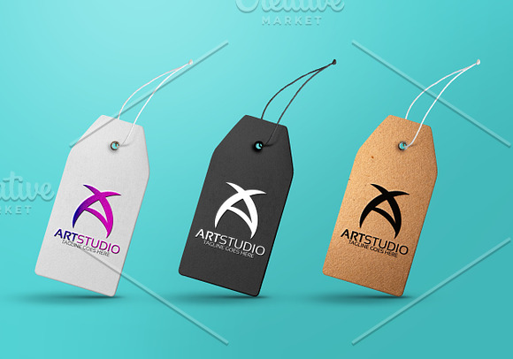Art Studio - Letter A Logo in Logo Templates - product preview 5