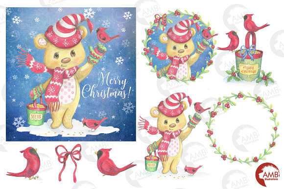 Merry Beary Bear Collection, 1489 in Illustrations - product preview 2