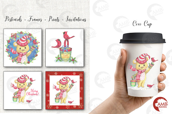 Merry Beary Bear Collection, 1489 in Illustrations - product preview 3
