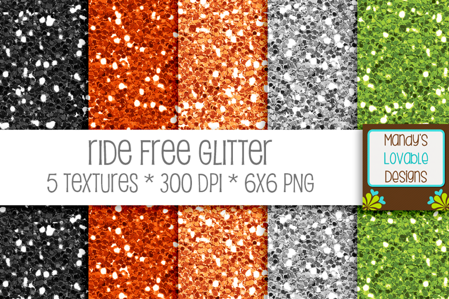 Ride Free Glitter Texture