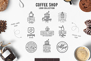 Coffee shop logo collection