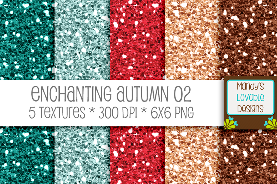 Enchanting Autumn 02 Glitter Texture