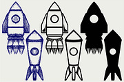 Space ship SVG