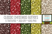 Classic Christmas Glitter Textures