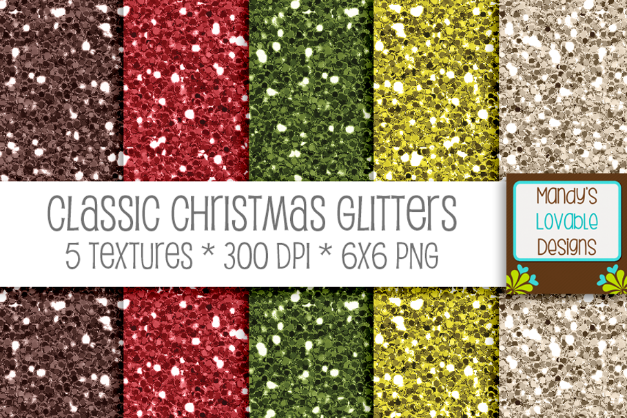 Classic Christmas Glitter Textures in Textures - product preview 8