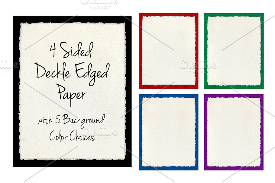 Deckled Edge Paper