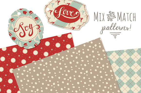 Christmas Digital Paper Pack! in Patterns - product preview 3