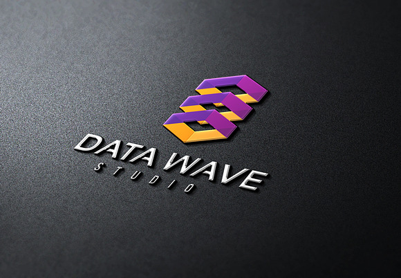 Data Wave in Logo Templates - product preview 1