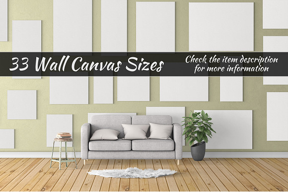 Canvas Mockups Vol 137 in Print Mockups - product preview 1