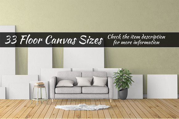 Canvas Mockups Vol 137 in Print Mockups - product preview 2