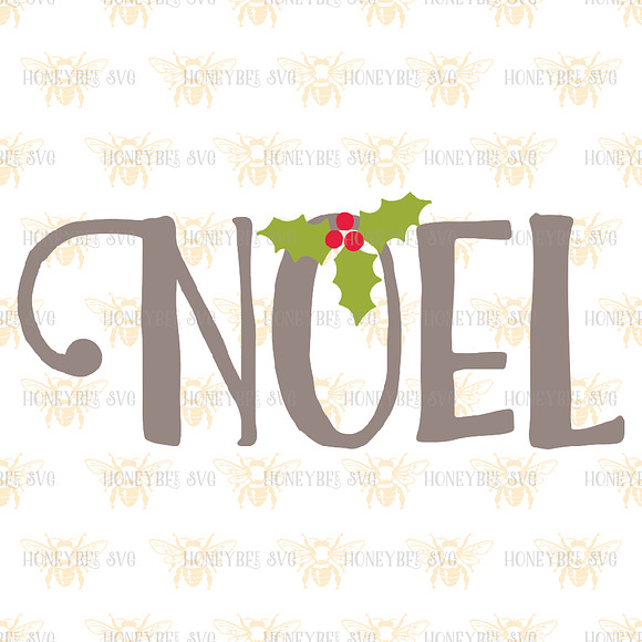 Christmas Word Bundle cut files in Illustrations - product preview 4